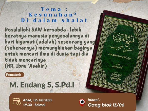 Kajian Rutin Bapak-bapak MT Irsyadul Ibad *Walimatul Waqirah (tasyakuran isi rumah bpk edi)